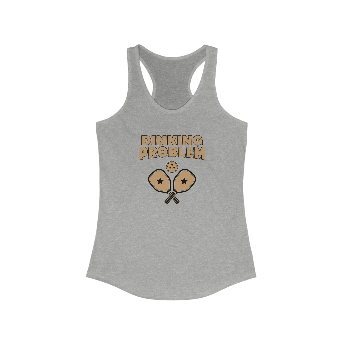 Dinking Problem Super Cute, Funny Women's Pickleball Tank Top