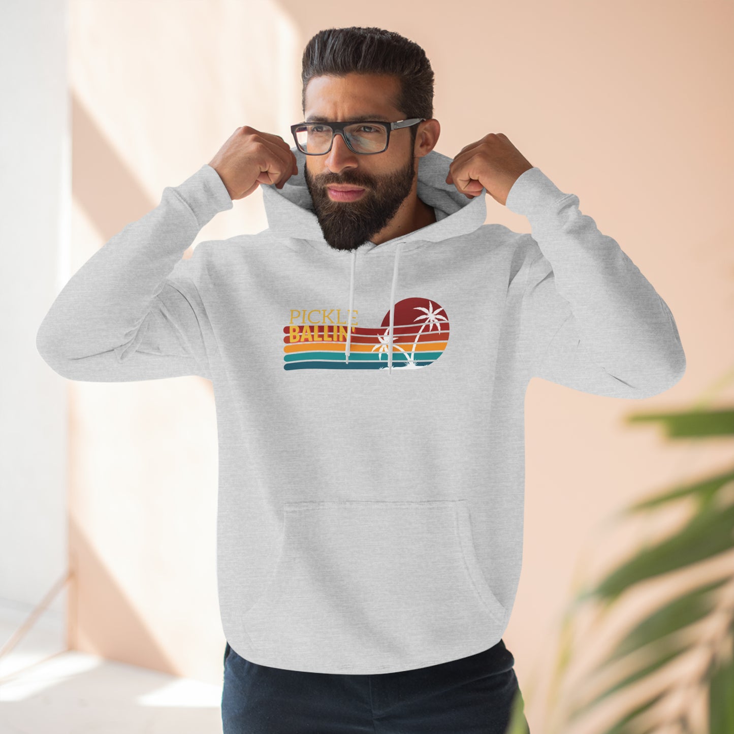 Unisex Pickleballin' Premium Pullover Pickleball Hoodie