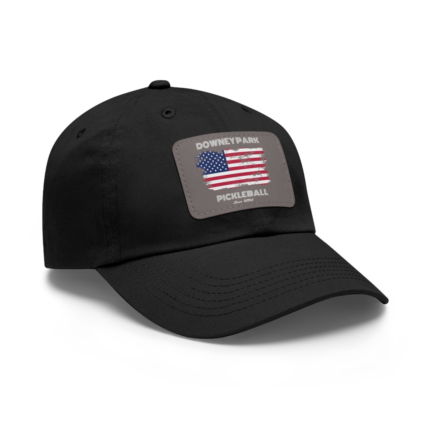 Downey Park Pickleball Since 2024 Hat with Leather Patch