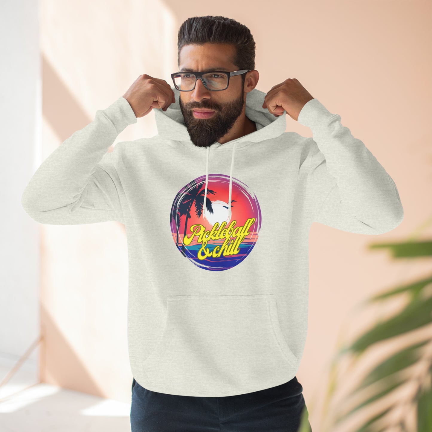 Pickleball & Chill Unisex Premium Pullover Hoodie