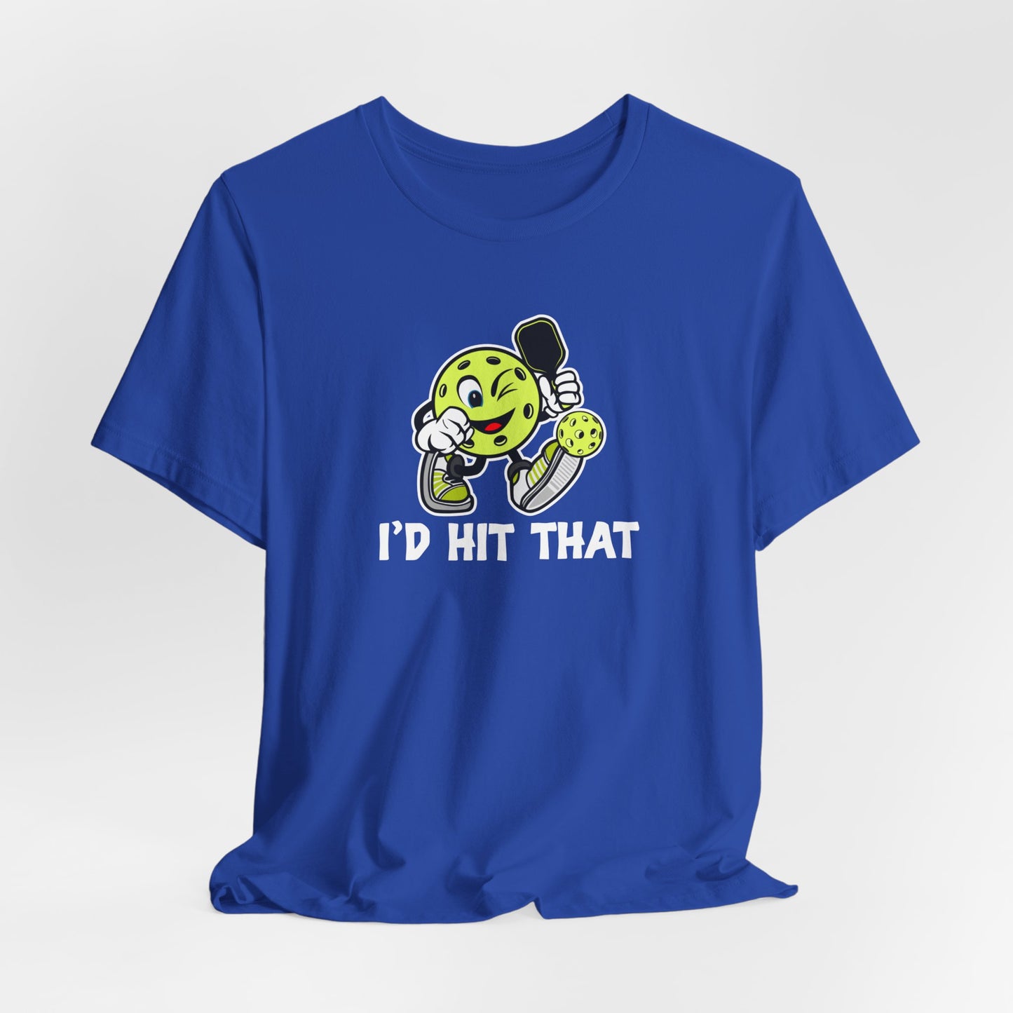 Unisex I'd Hit That Funny Pickleball Premium T-Shirt