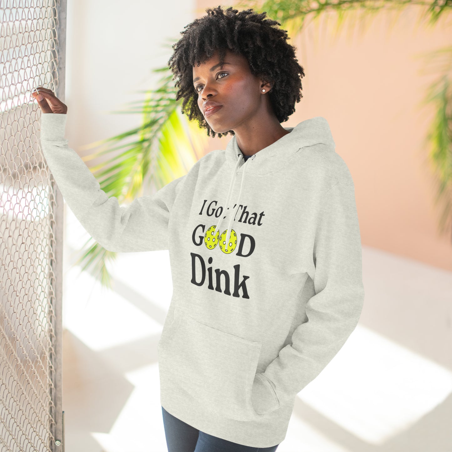 Unisex I Got That Good Dink Funny Premium Pickleball Pullover Hoodie