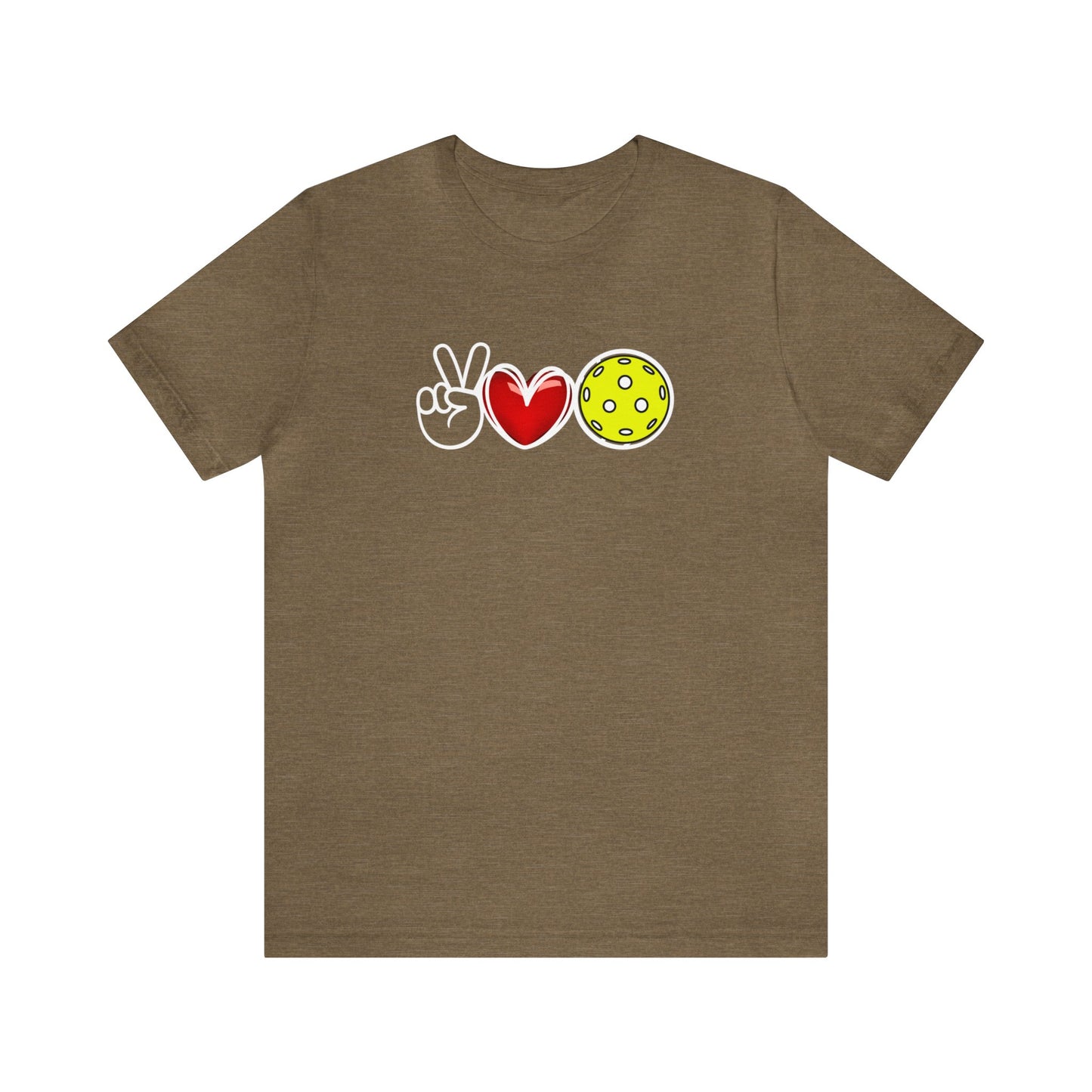 Peace, Love, Pickleball Super Cute Unisex Premium T-Shirt