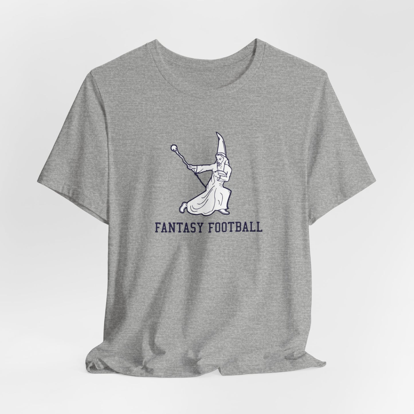 Fantasy Football Wizard Funny Unisex Premium T-Shirt