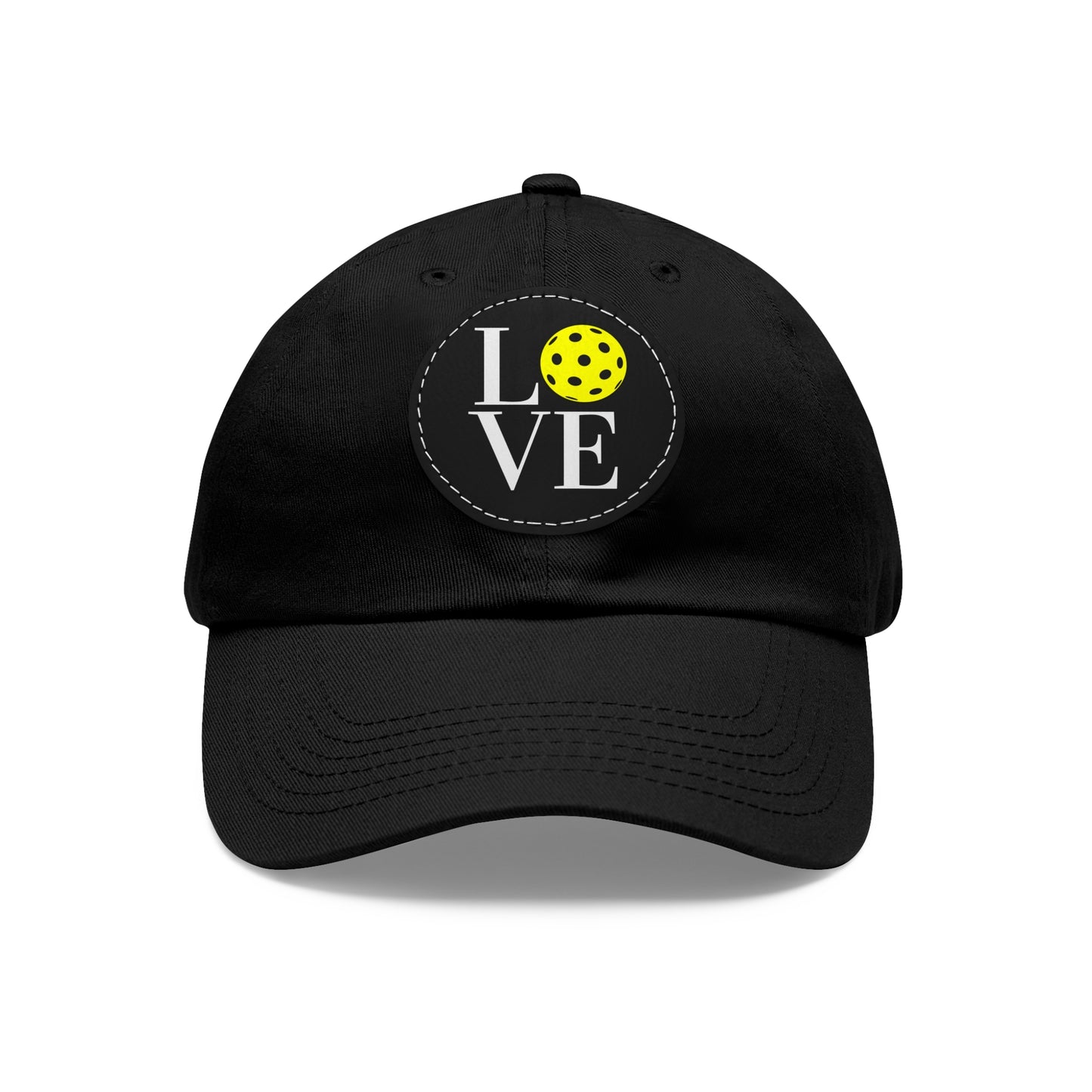 LOVE Pickleball Super Cute Hat with Leather Patch