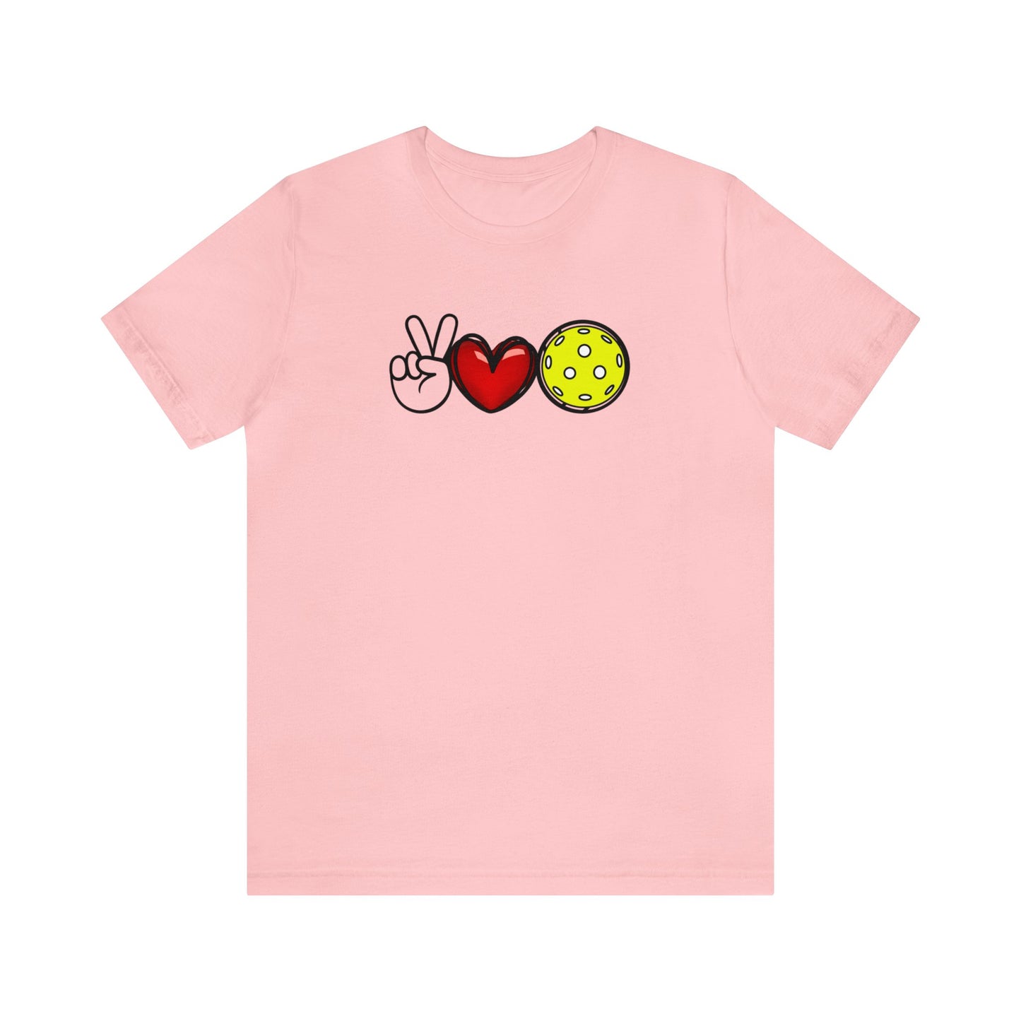 Peace, Love, Pickleball Super Cute Unisex Premium T-Shirt