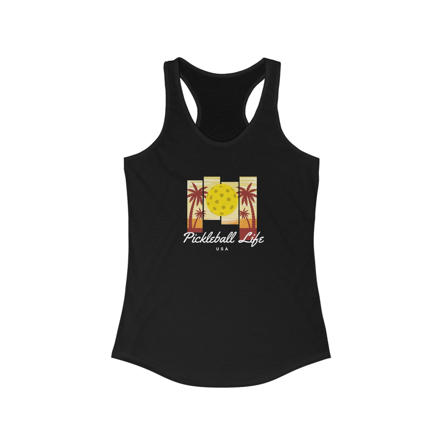Pickleball Life USA Women's Super Cute Pickleball Tank Top