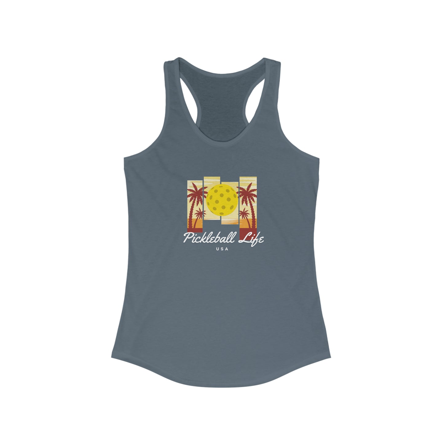 Pickleball Life USA Women's Super Cute Pickleball Tank Top