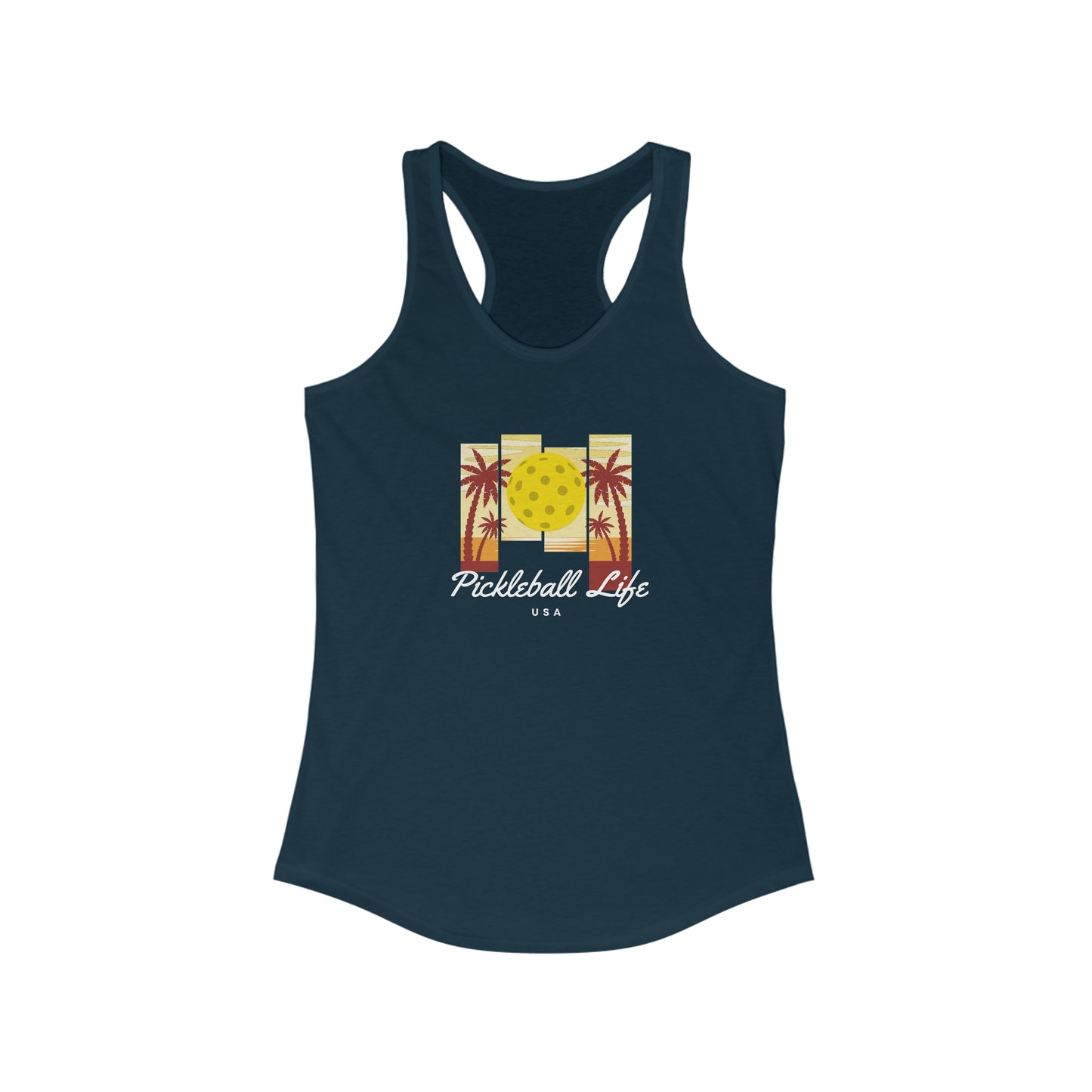 Pickleball Life USA Women's Super Cute Pickleball Tank Top