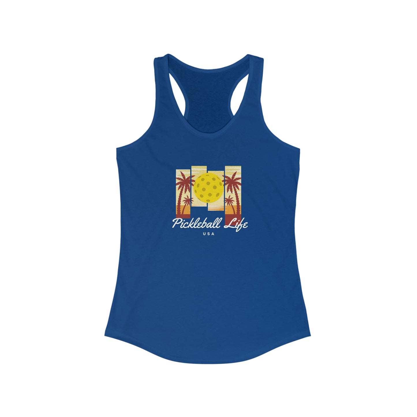Pickleball Life USA Women's Super Cute Pickleball Tank Top