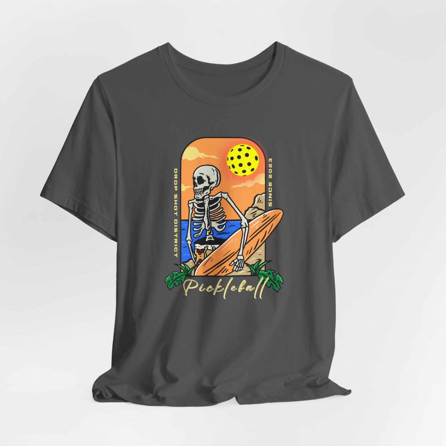 Unisex Pickleball Skeleton Premium T-Shirt