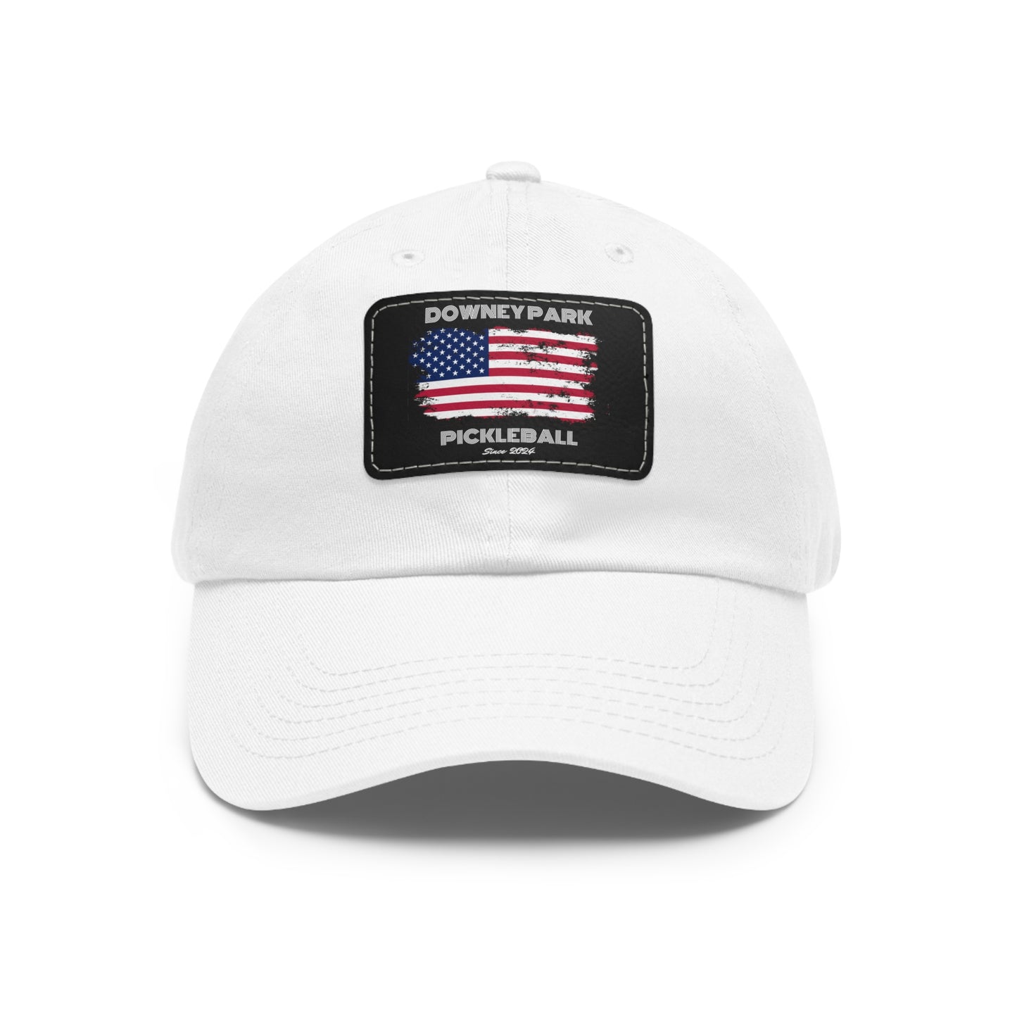Downey Park Pickleball Since 2024 Hat with Leather Patch