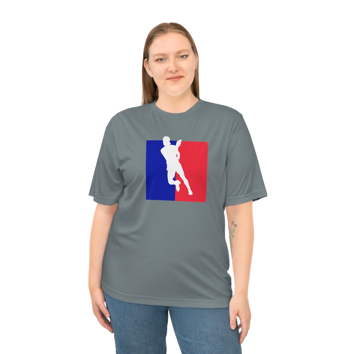 Unisex Pickleball Player Logo Performance T-shirt
