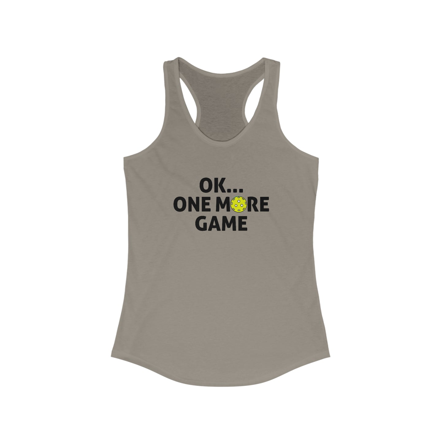 Ok...One More Game Super Cute Women's Pickleball Tank Top