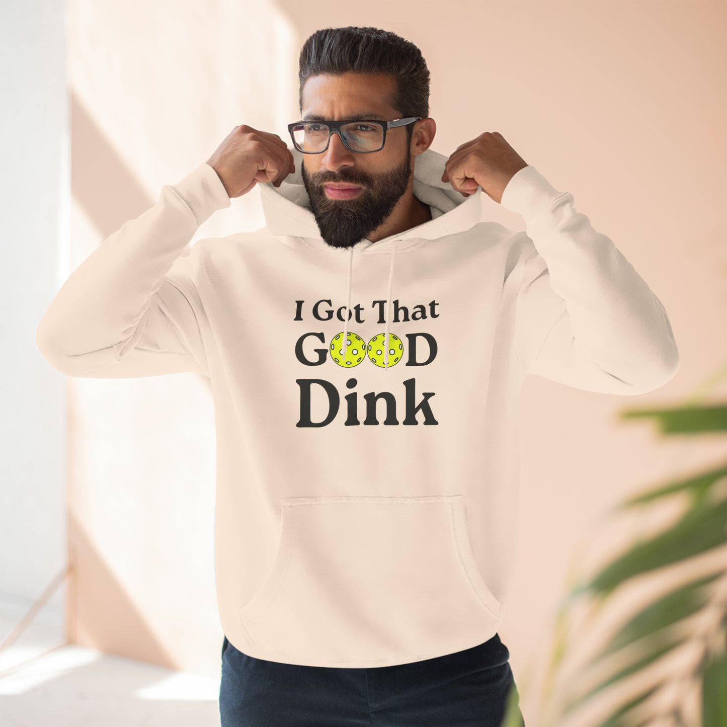 Unisex I Got That Good Dink Funny Premium Pickleball Pullover Hoodie