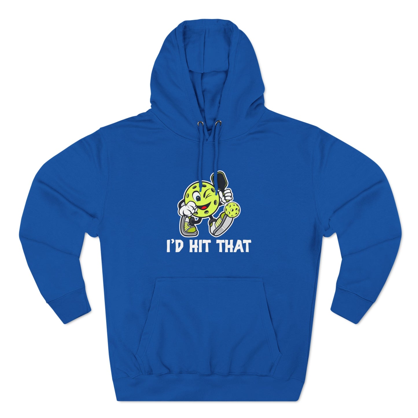 Unisex I'd Hit That Funny Premium Pullover Pickleball Hoodie