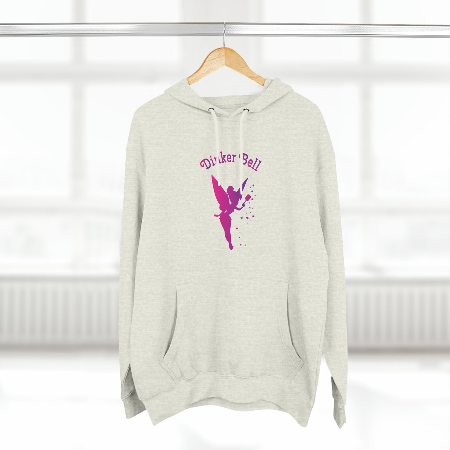 Dinker Bell Super Cute Unisex Premium Pullover Pickleball Hoodie