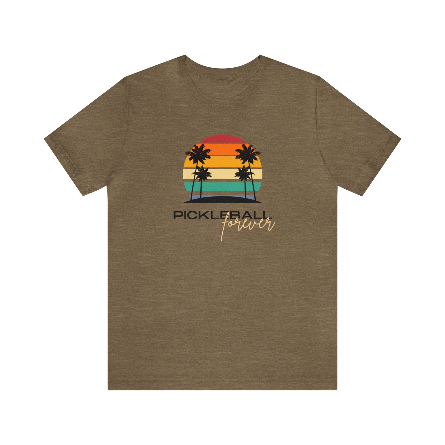 Unisex Pickleball Forever Gorgeous Premium Sunset T-Shirt