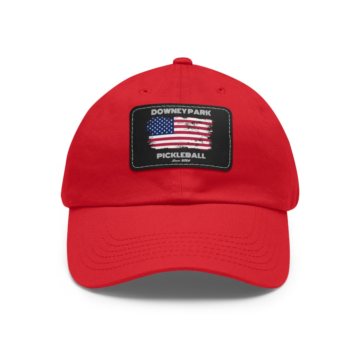 Downey Park Pickleball Since 2024 Hat with Leather Patch