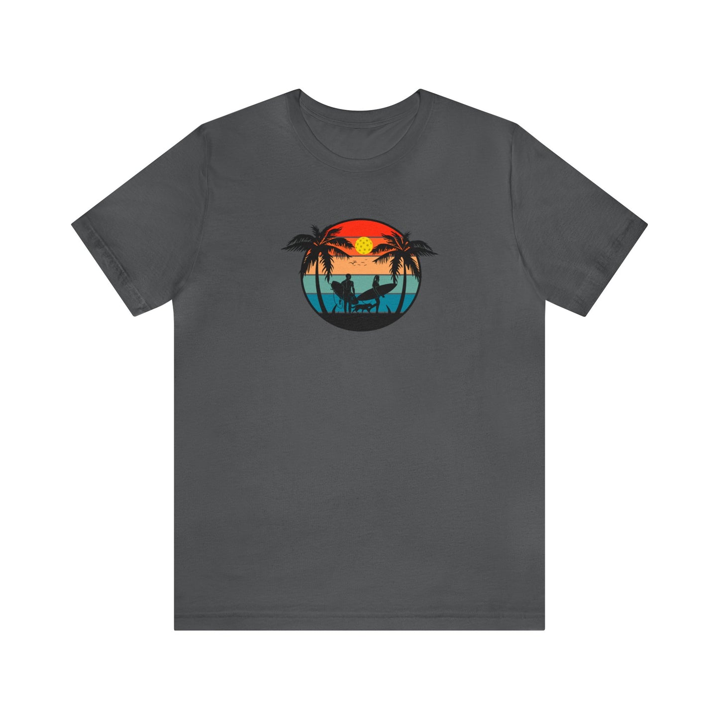 Unisex Pickleball Life Premium T-Shirt Beautiful Pickleball Sunset