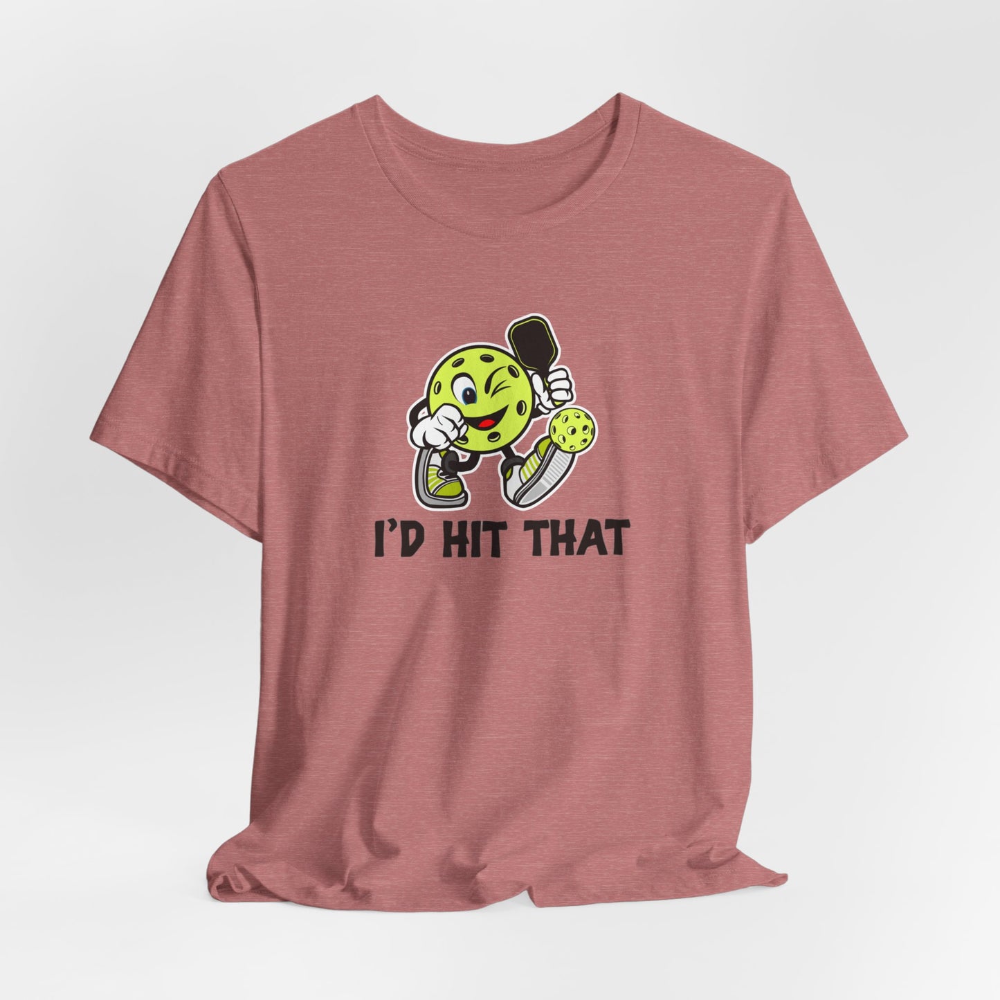 Unisex I'd Hit That Funny Pickleball Premium T-Shirt
