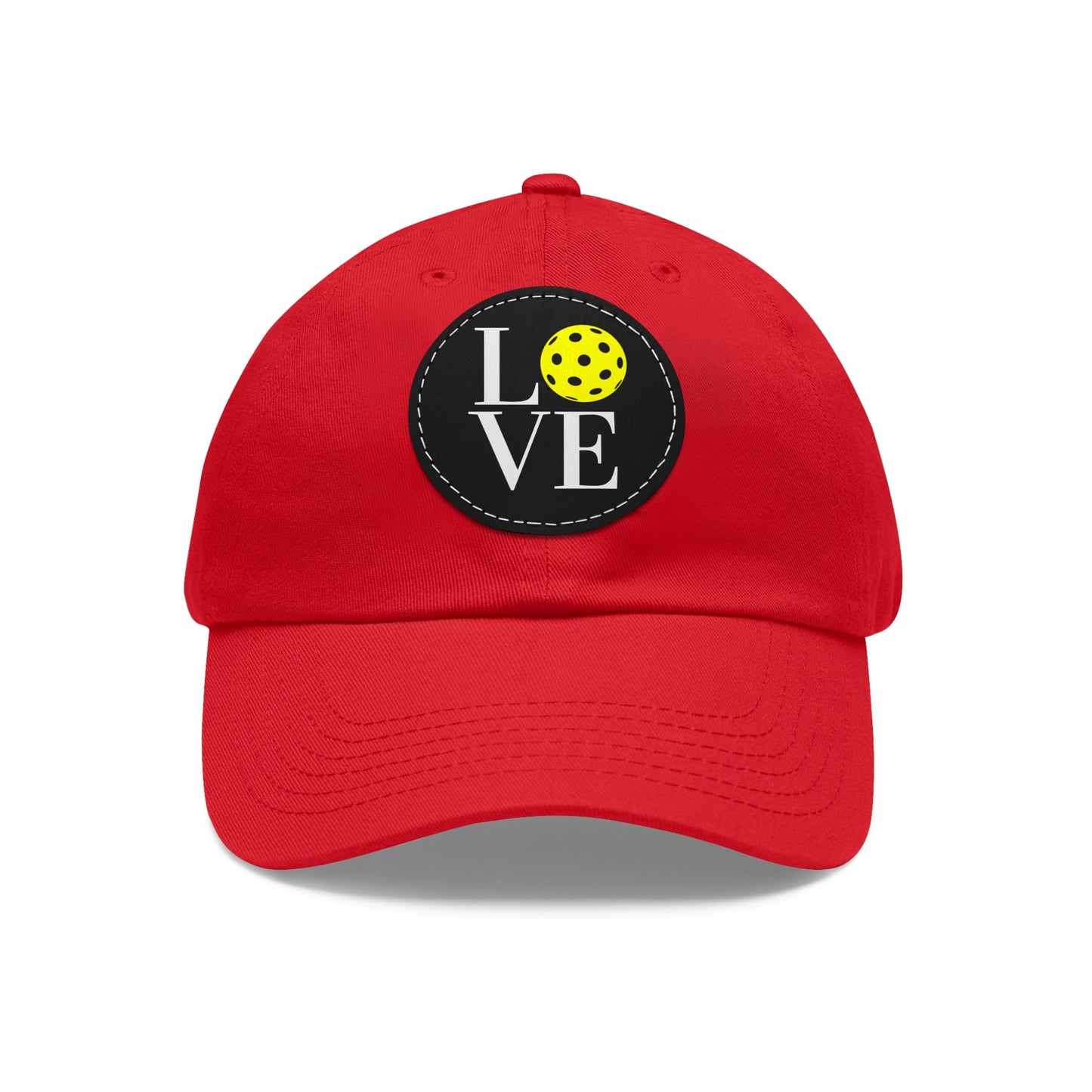 LOVE Pickleball Super Cute Hat with Leather Patch