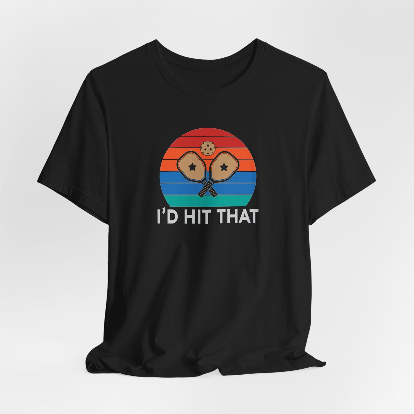 Unisex I'd Hit That Funny Premium Pickleball T-Shirt