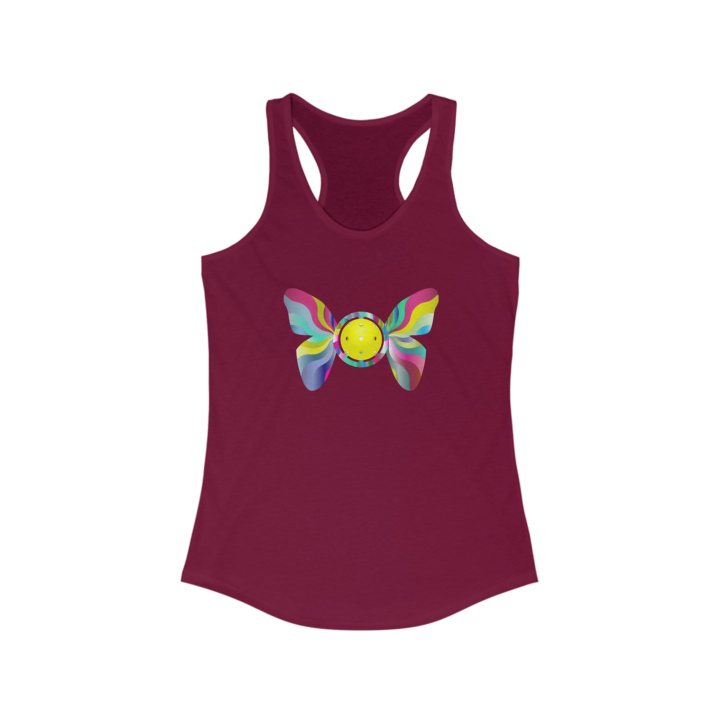 Pickleball Butterfly Women's Super Cute Pickleball Tank Top
