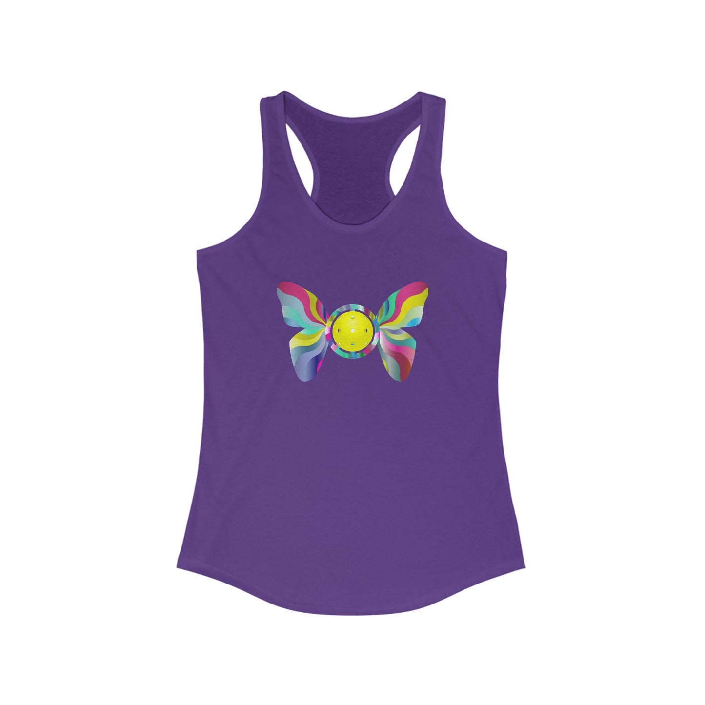Pickleball Butterfly Women's Super Cute Pickleball Tank Top