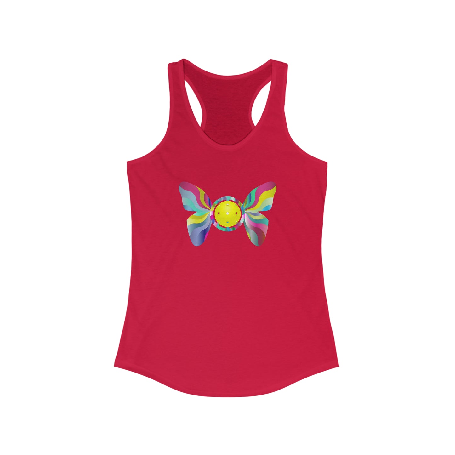 Pickleball Butterfly Women's Super Cute Pickleball Tank Top