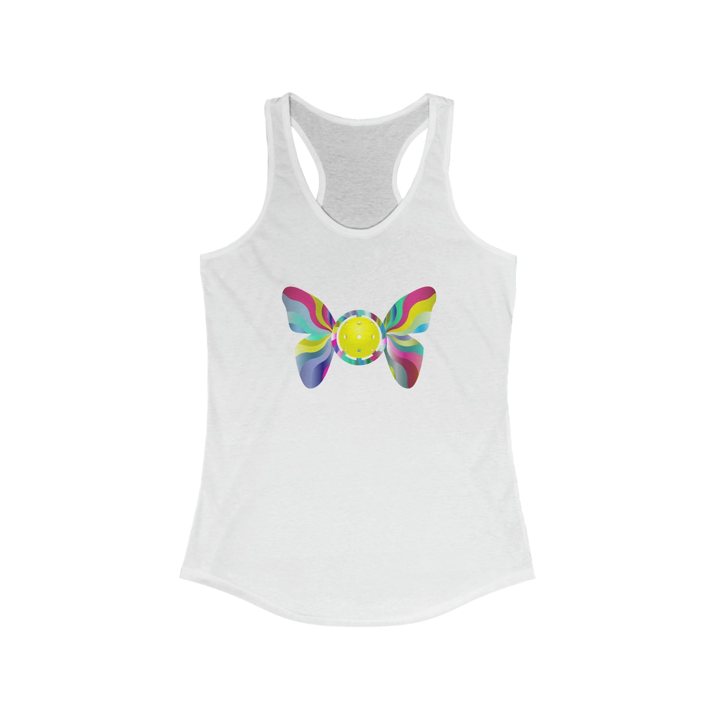 Pickleball Butterfly Women's Super Cute Pickleball Tank Top