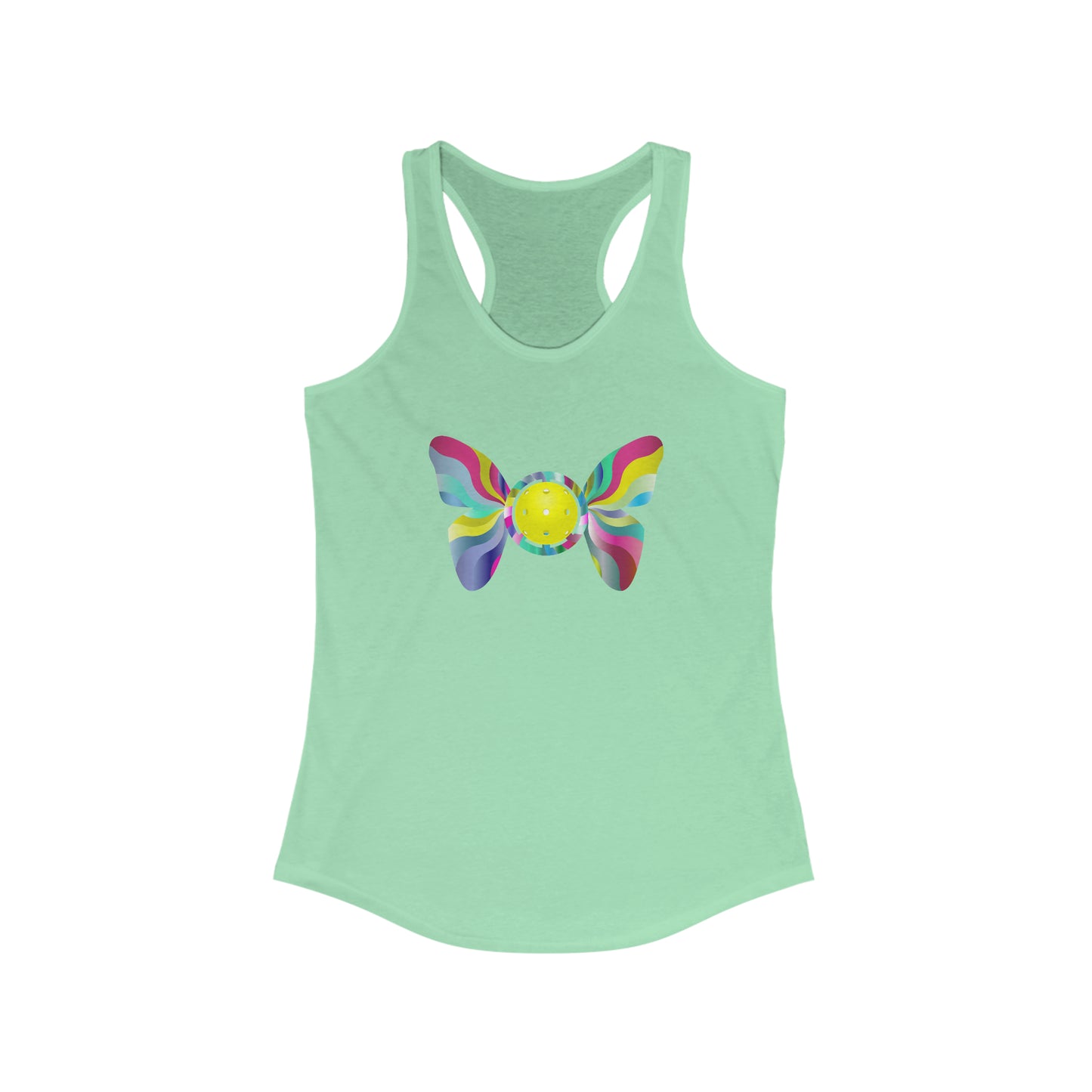 Pickleball Butterfly Women's Super Cute Pickleball Tank Top
