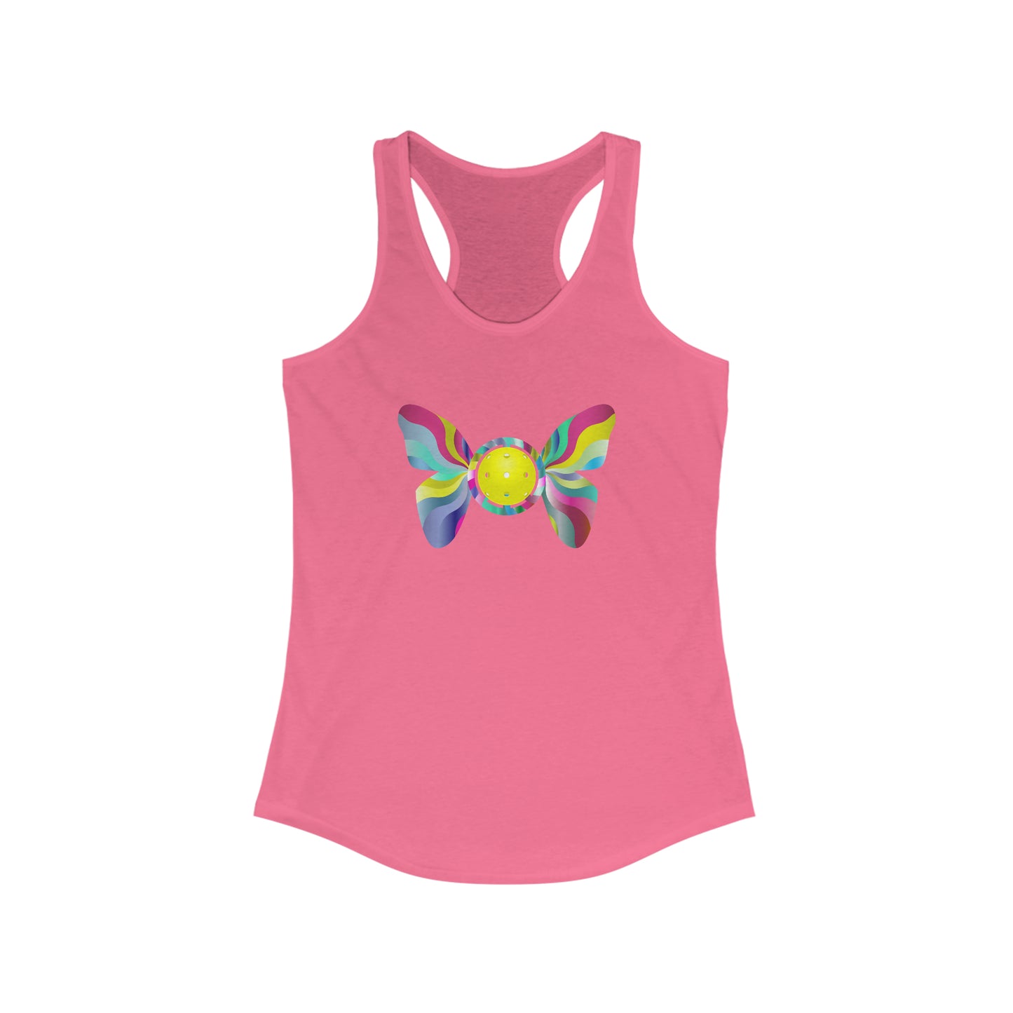 Pickleball Butterfly Women's Super Cute Pickleball Tank Top
