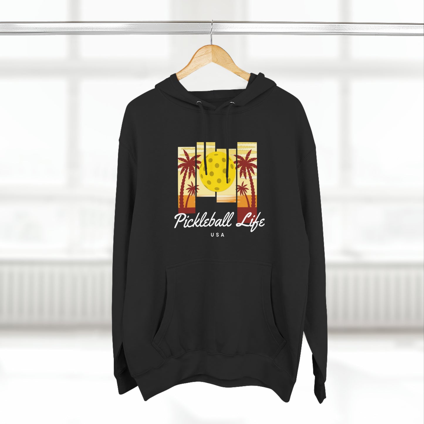 Pickleball Life Lifestyle USA Premium Unisex Pullover Hoodie