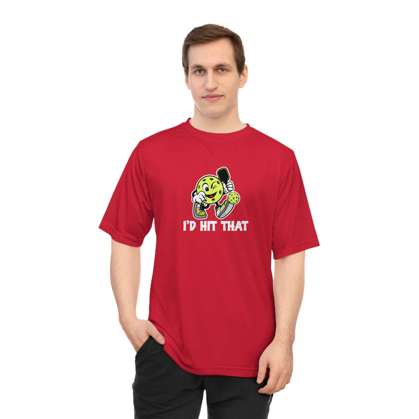 Unisex I'd Hit That Funny Performance Pickleball T-shirt