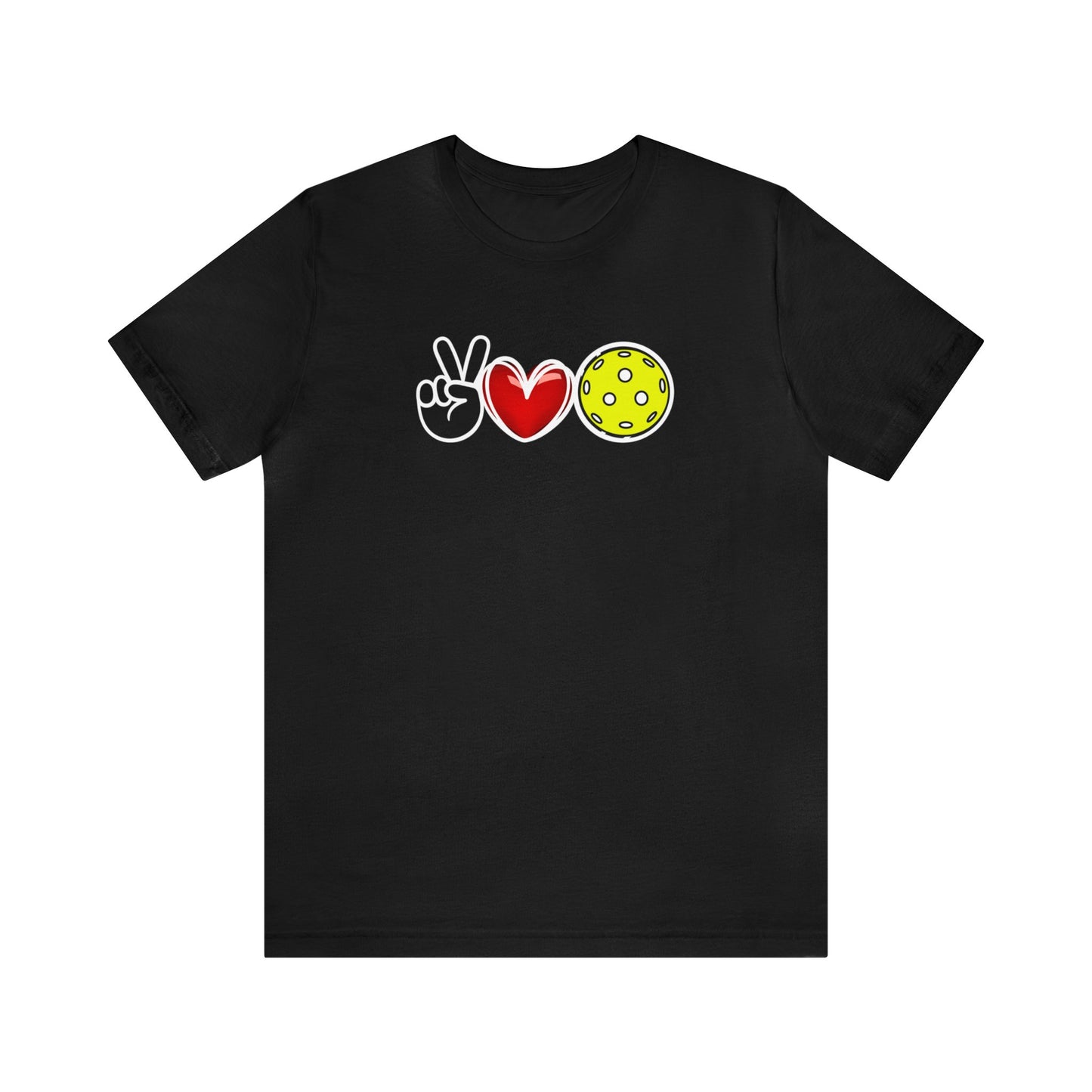 Peace, Love, Pickleball Super Cute Unisex Premium T-Shirt