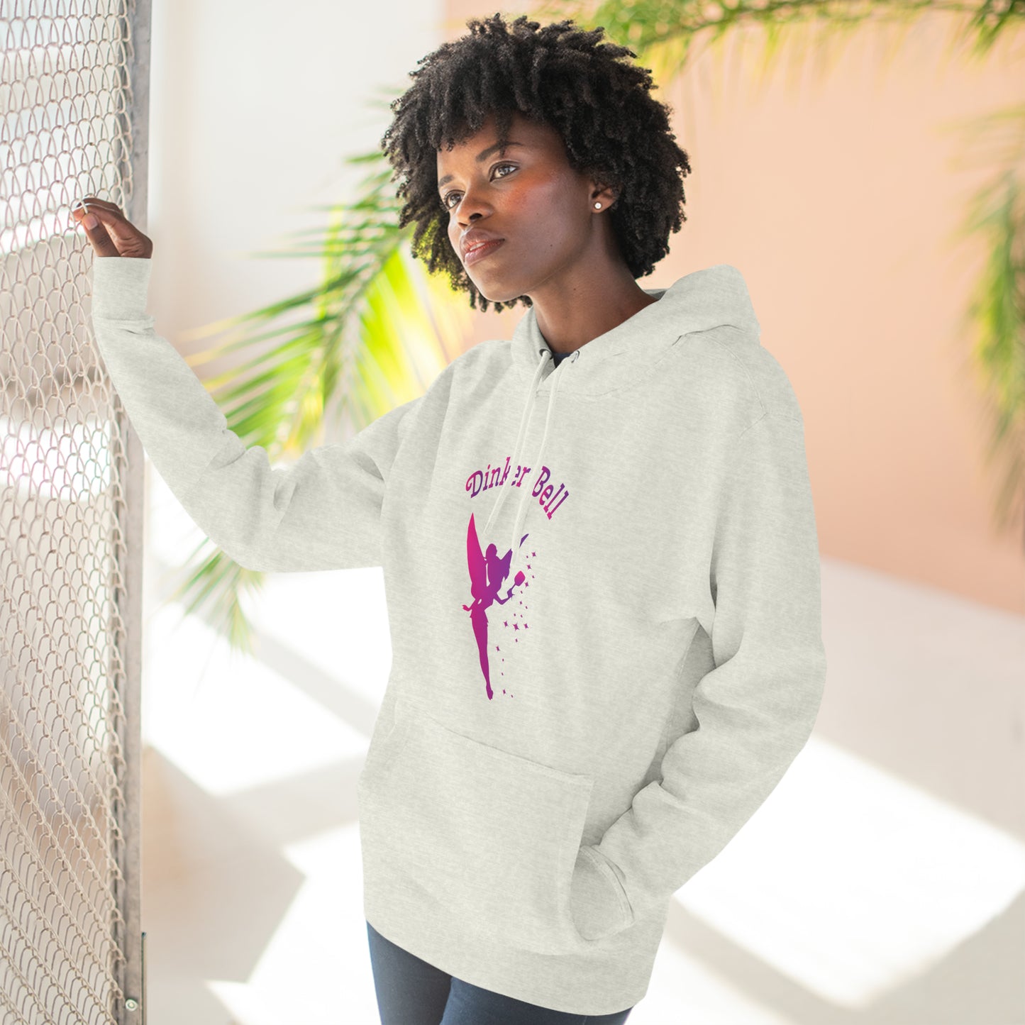 Dinker Bell Super Cute Unisex Premium Pullover Pickleball Hoodie