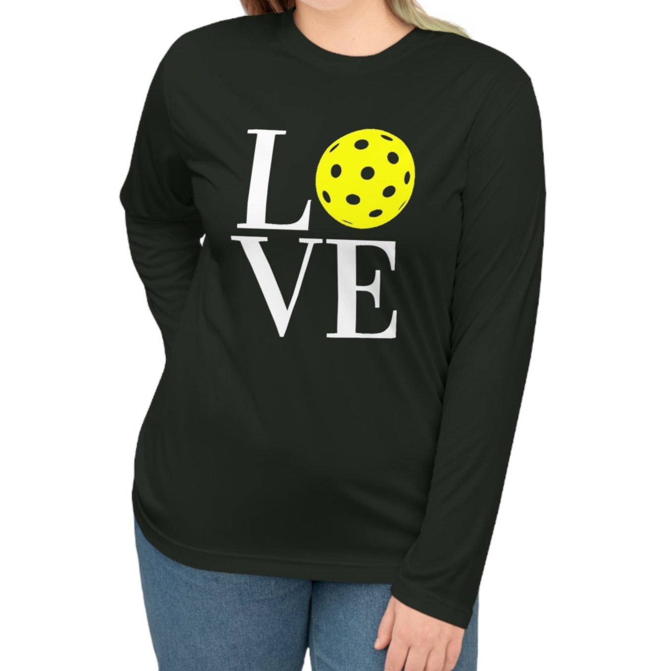Unisex LOVE Pickleball Performance Long Sleeve Pickleball Shirt