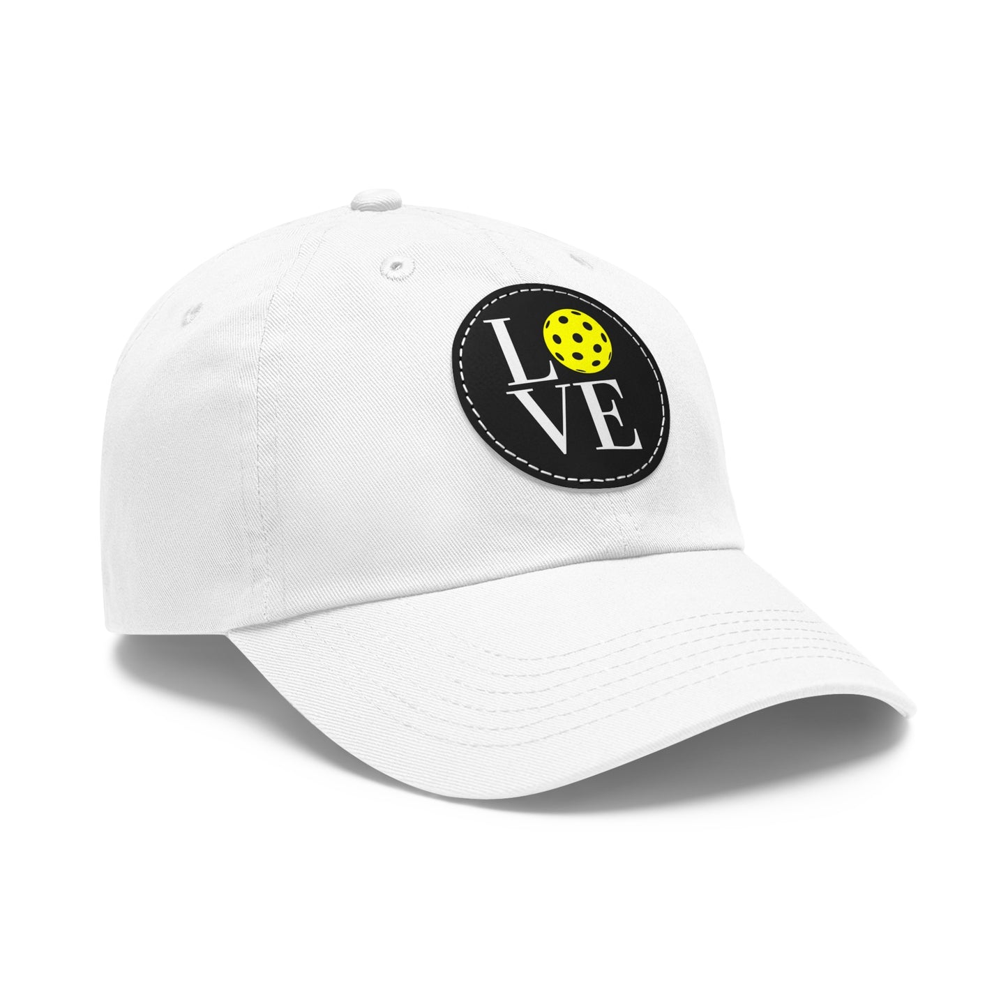LOVE Pickleball Super Cute Hat with Leather Patch