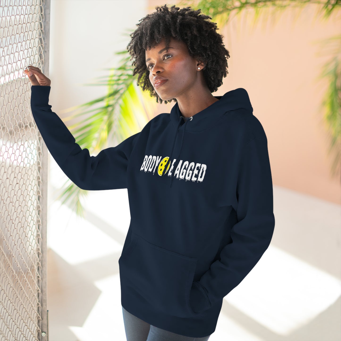 Body Bagged Pickleball Premium Unisex Pullover Hoodie