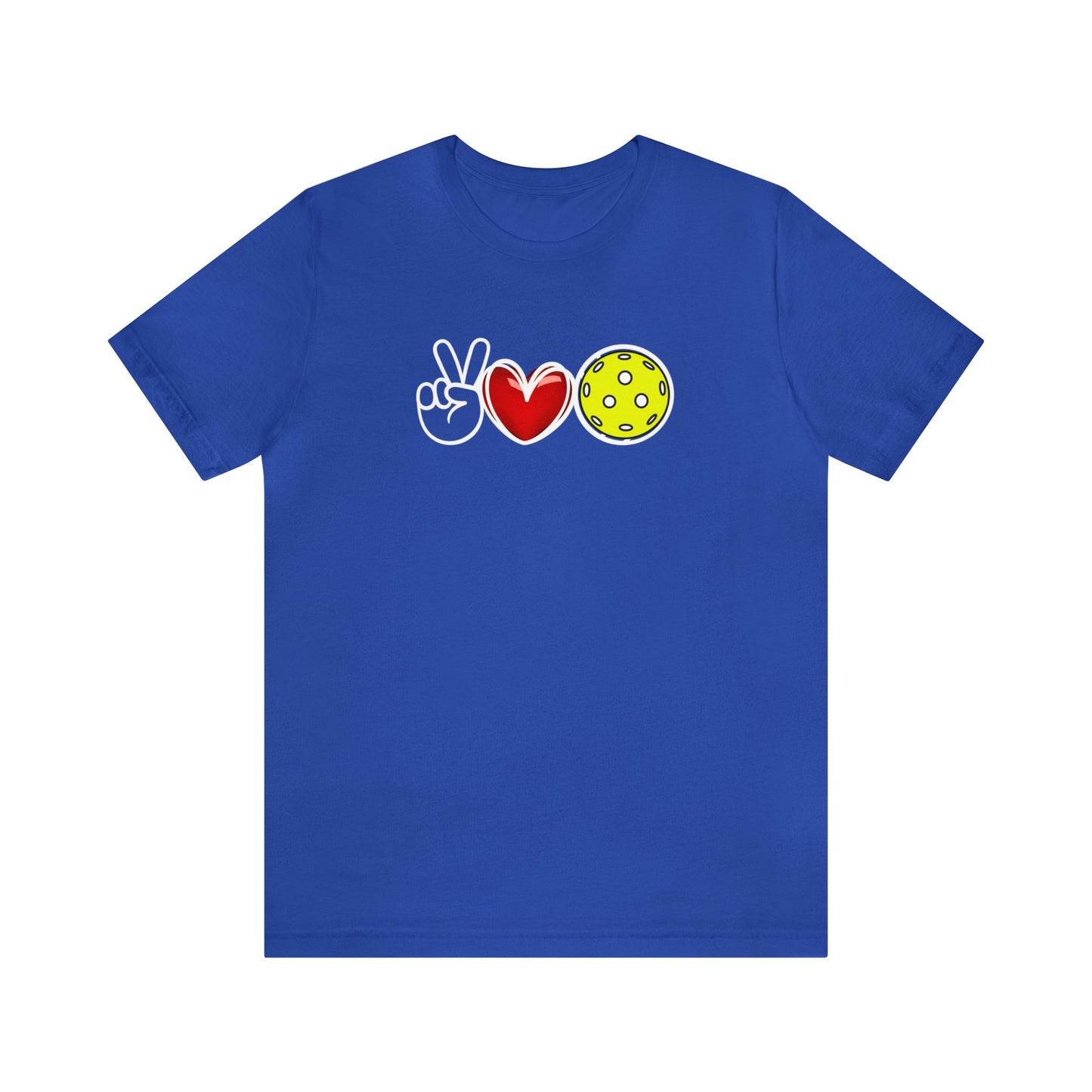Peace, Love, Pickleball Super Cute Unisex Premium T-Shirt