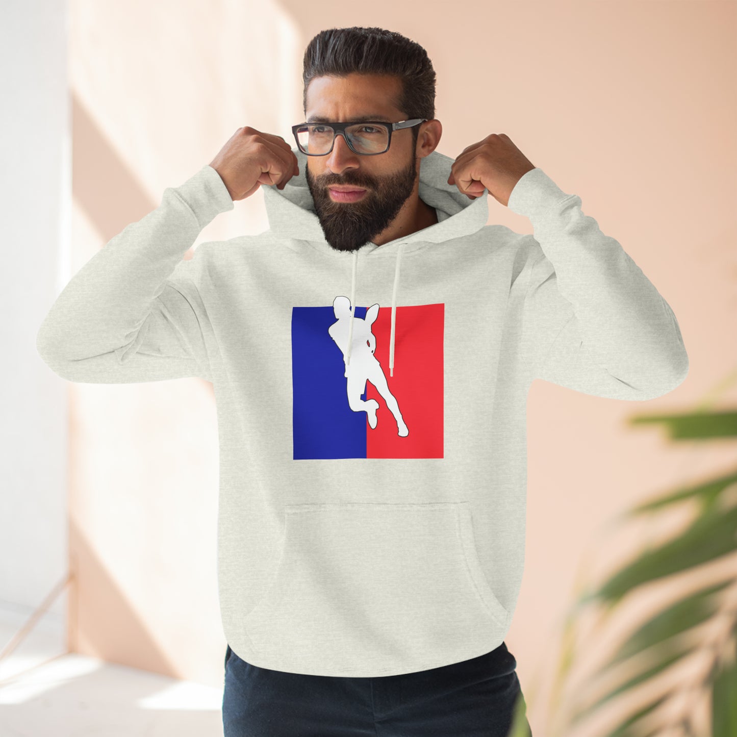 Unisex Pickleball Player Logo Premium Pullover Pickleball Hoodie