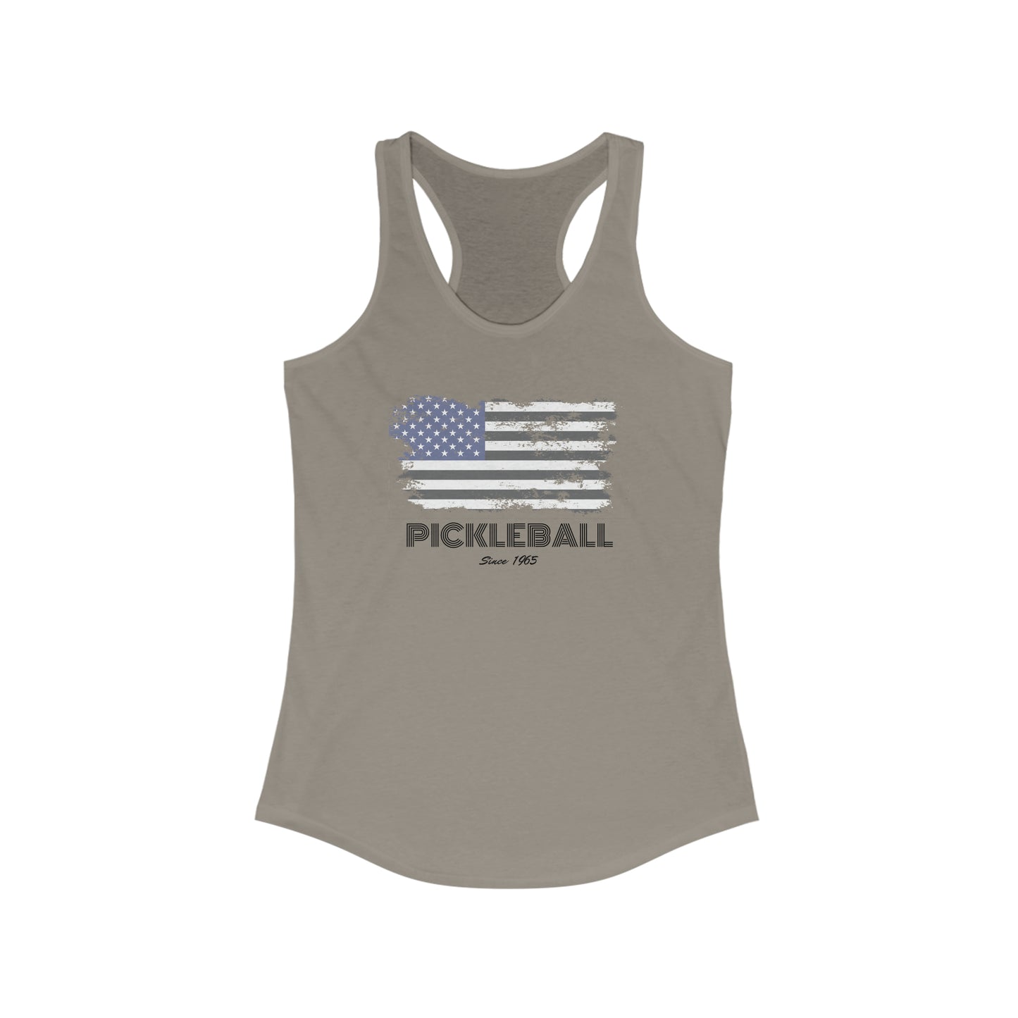 American Flag USA Pickleball Since 1965 Patriotic Pickleball Tank Top