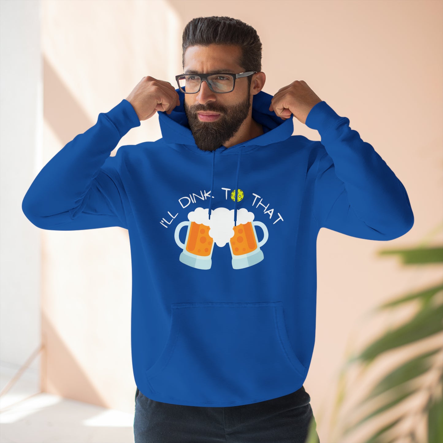 I'll Dink To That Funny Premium Pickleball Pullover Hoodie