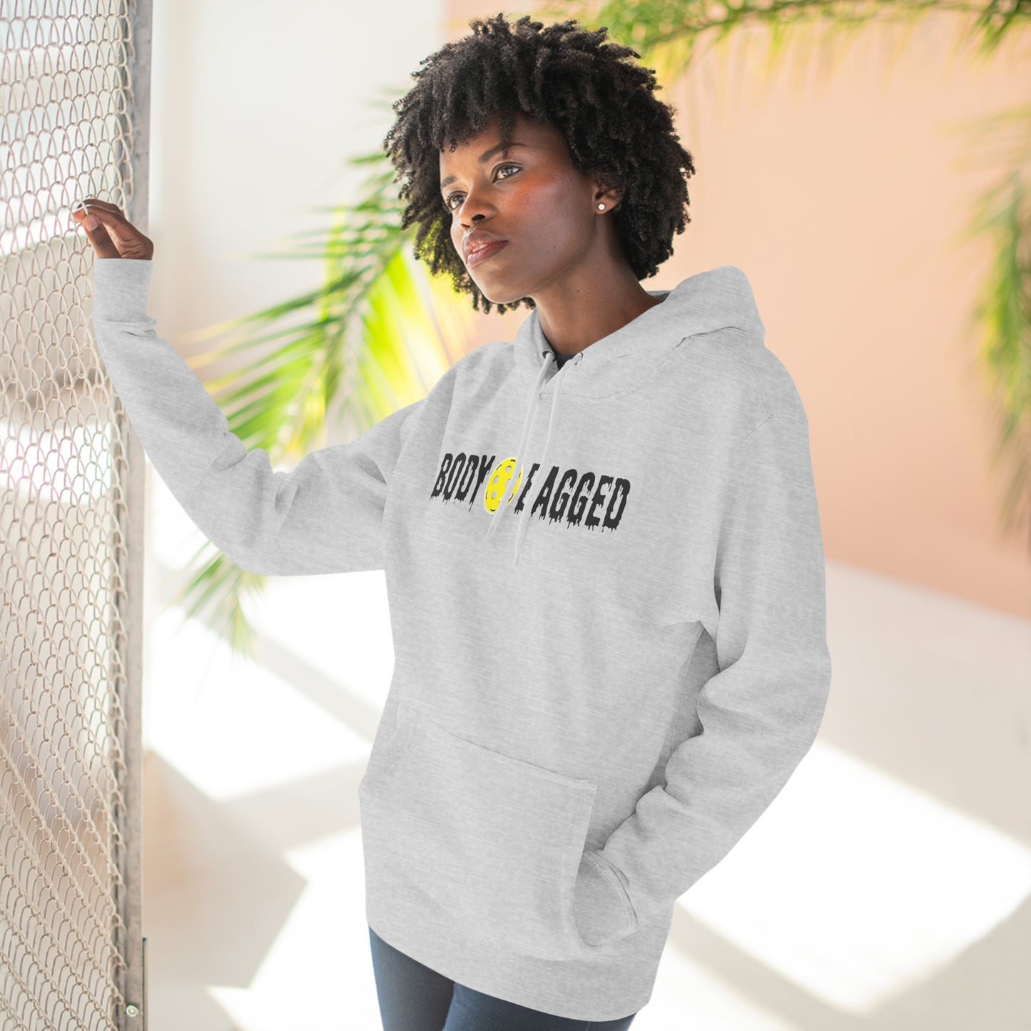 Body Bagged Pickleball Premium Unisex Pullover Hoodie