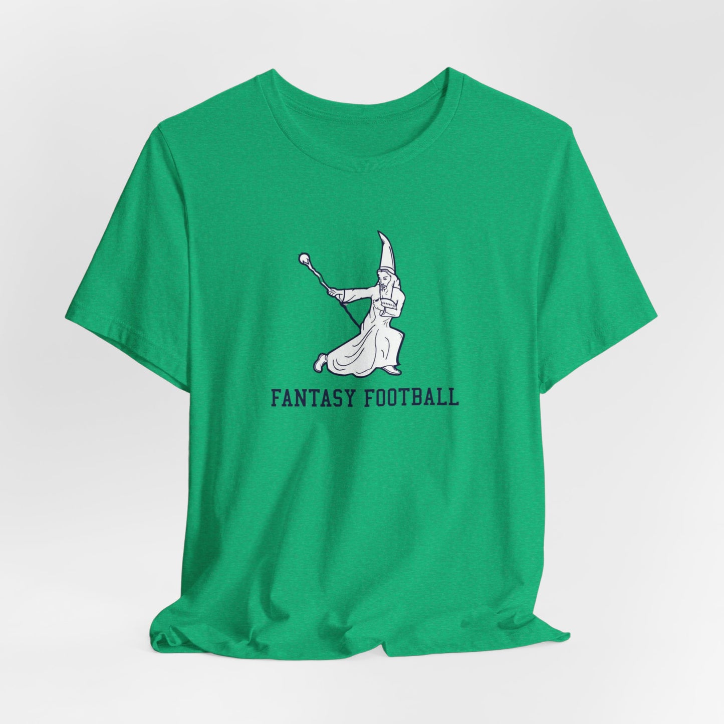 Fantasy Football Wizard Funny Unisex Premium T-Shirt