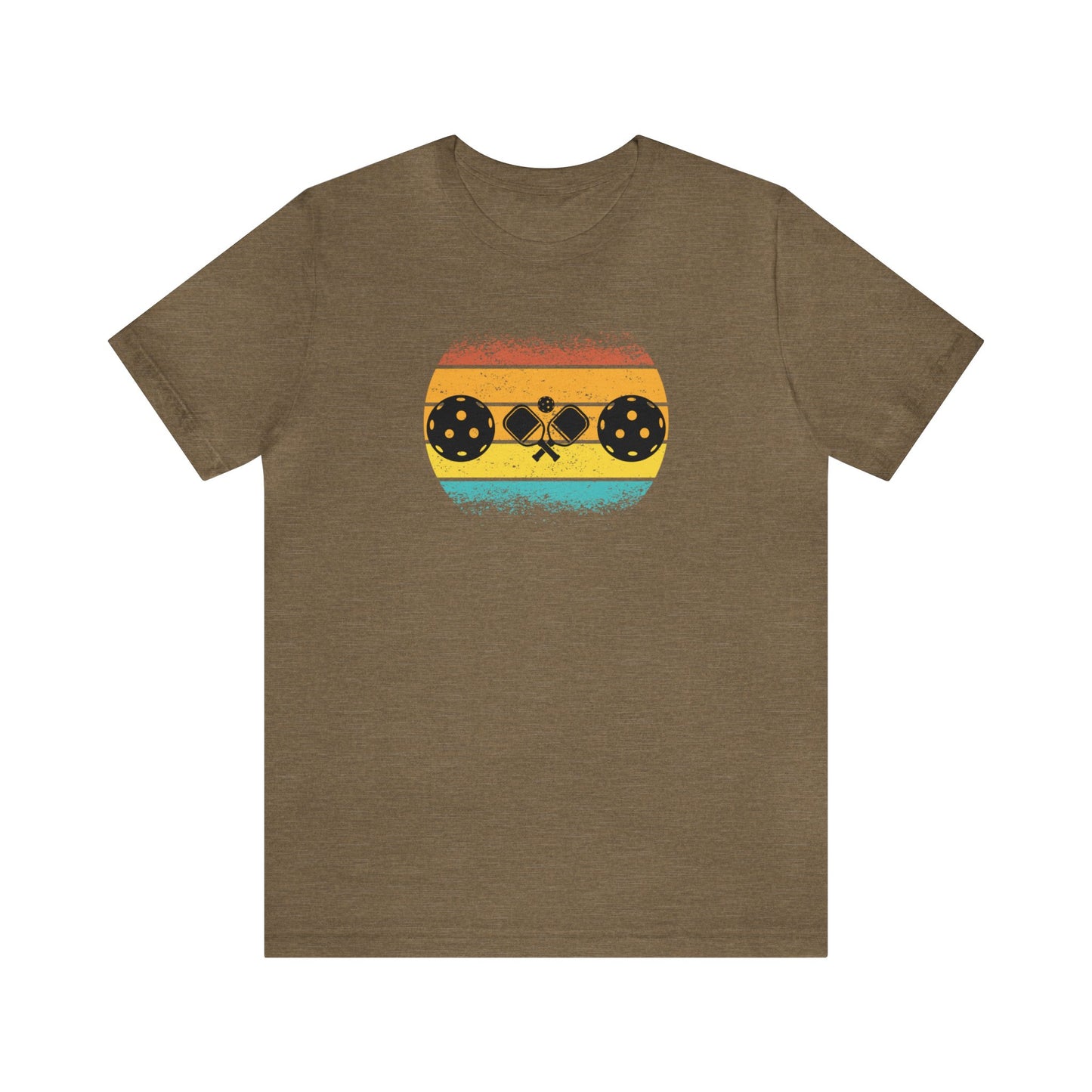 Unisex Tropical Pickleball Sunset Gorgeous Premium T-Shirt