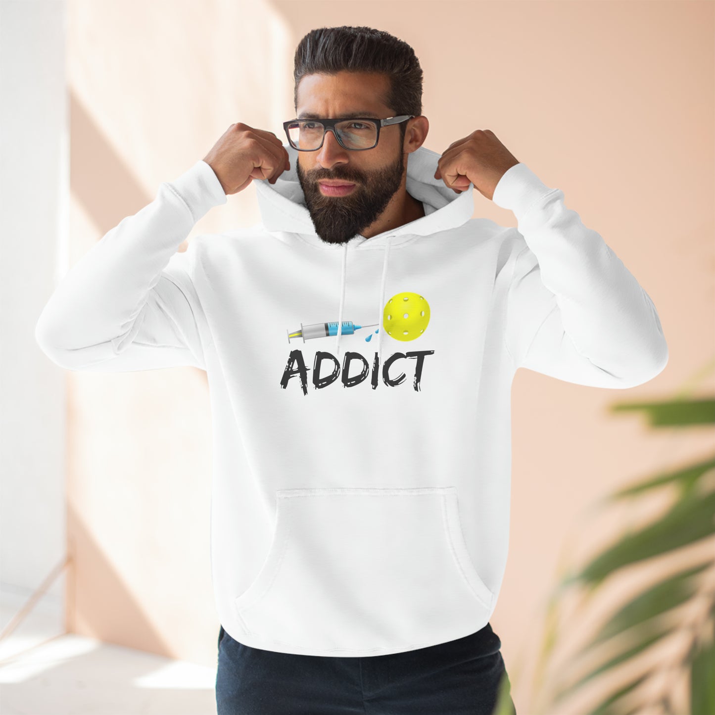 Pickleball Addict Unisex Premium Pullover Hoodie | Addicted
