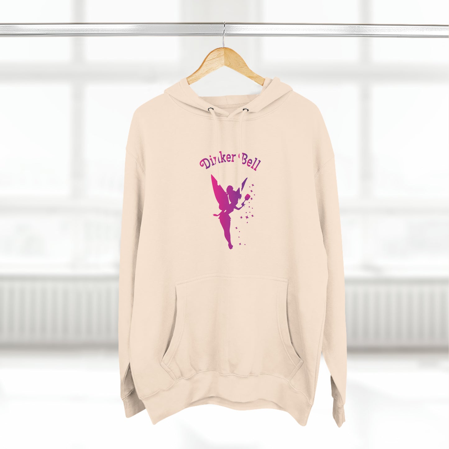 Dinker Bell Super Cute Unisex Premium Pullover Pickleball Hoodie