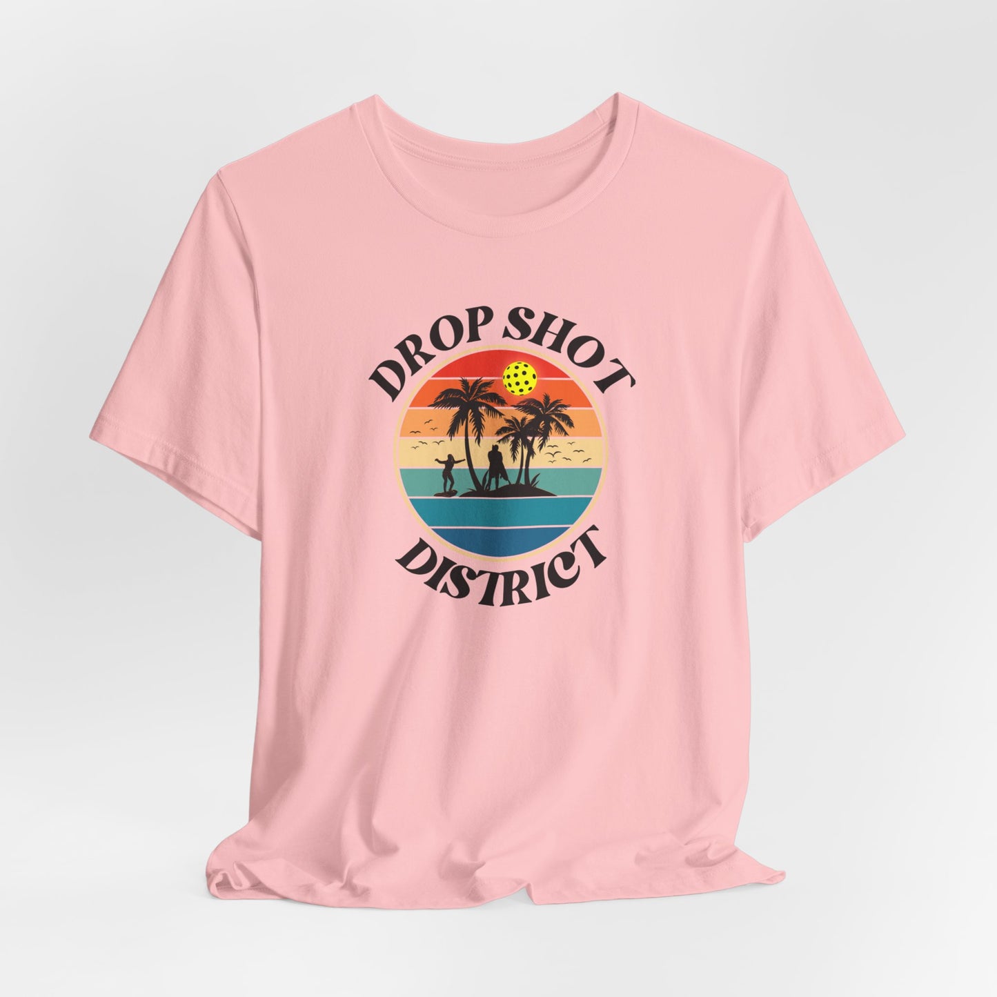 Unisex Drop Shot District Logo Premium Pickleball T-Shirt